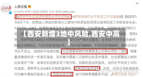 【西安新增3地中风险,西安中高】-第3张图片