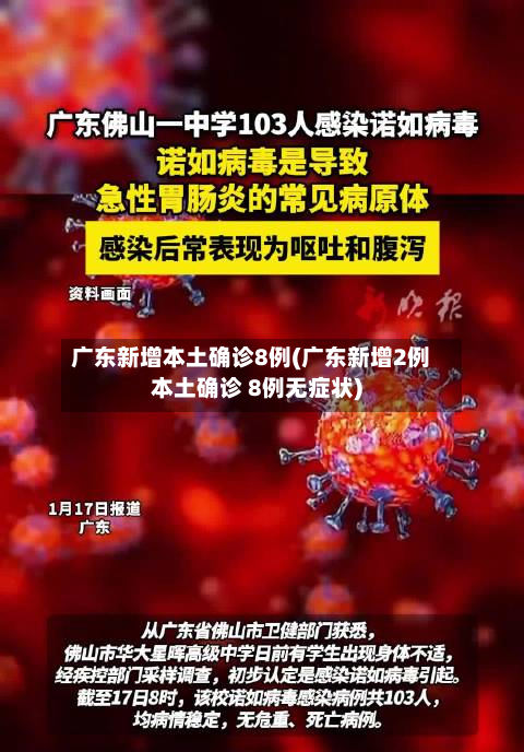 广东新增本土确诊8例(广东新增2例本土确诊 8例无症状)