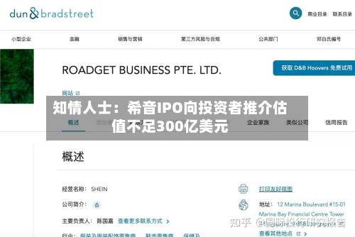 知情人士：希音IPO向投资者推介估值不足300亿美元-第2张图片