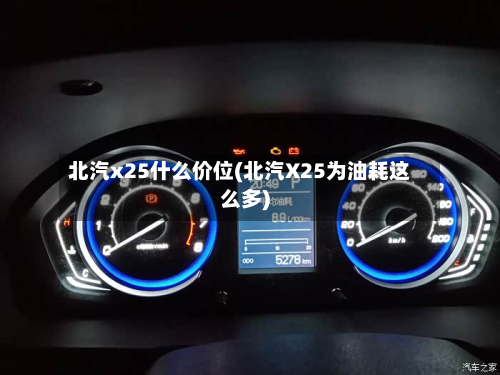 北汽x25什么价位(北汽X25为油耗这么多)