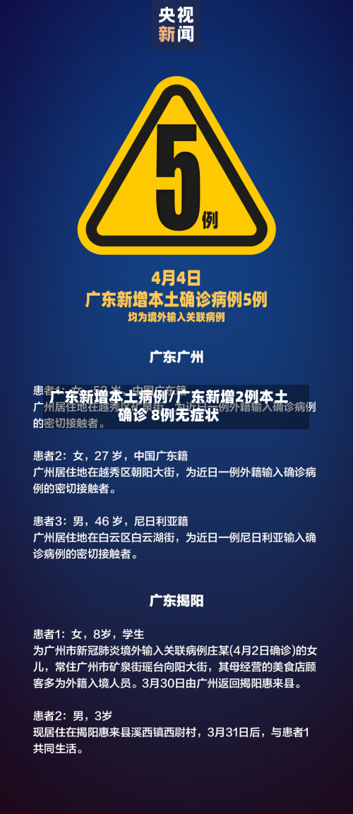 广东新增本土病例/广东新增2例本土确诊 8例无症状-第2张图片