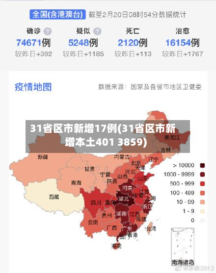31省区市新增17例(31省区市新增本土401 3859)-第3张图片