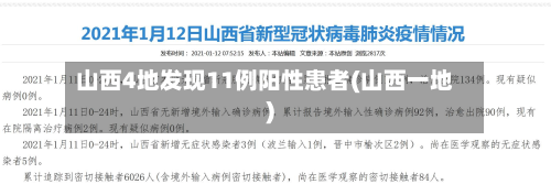 山西4地发现11例阳性患者(山西一地)