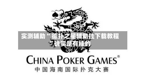 实测辅助“ 德扑之星辅助挂下载教程”确实是有挂的-第3张图片
