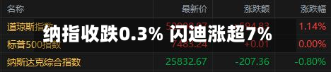 纳指收跌0.3% 闪迪涨超7%