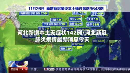 河北新增本土无症状142例/河北新冠肺炎疫情最新消息今天