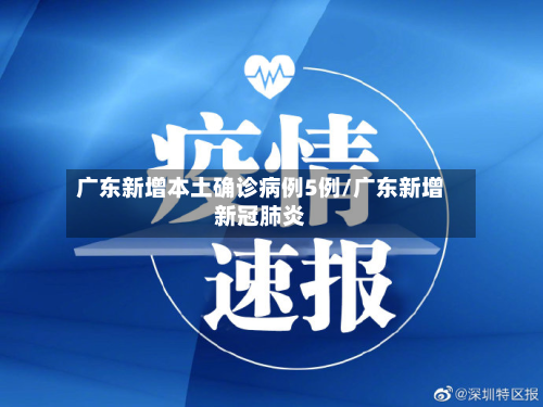 广东新增本土确诊病例5例/广东新增新冠肺炎-第3张图片