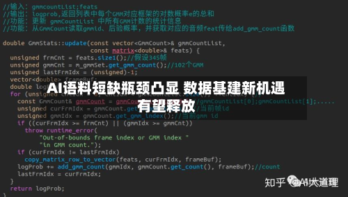 AI语料短缺瓶颈凸显 数据基建新机遇有望释放-第3张图片