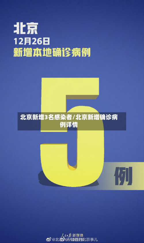 北京新增3名感染者/北京新增确诊病例详情-第2张图片