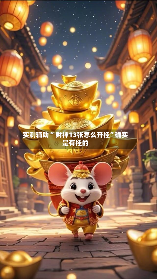 实测辅助“ 财神13张怎么开挂”确实是有挂的-第2张图片