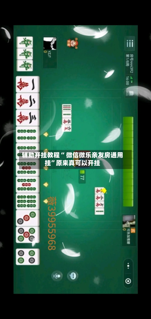 辅助开挂教程“ 微信微乐亲友房通用挂”原来真可以开挂-第2张图片