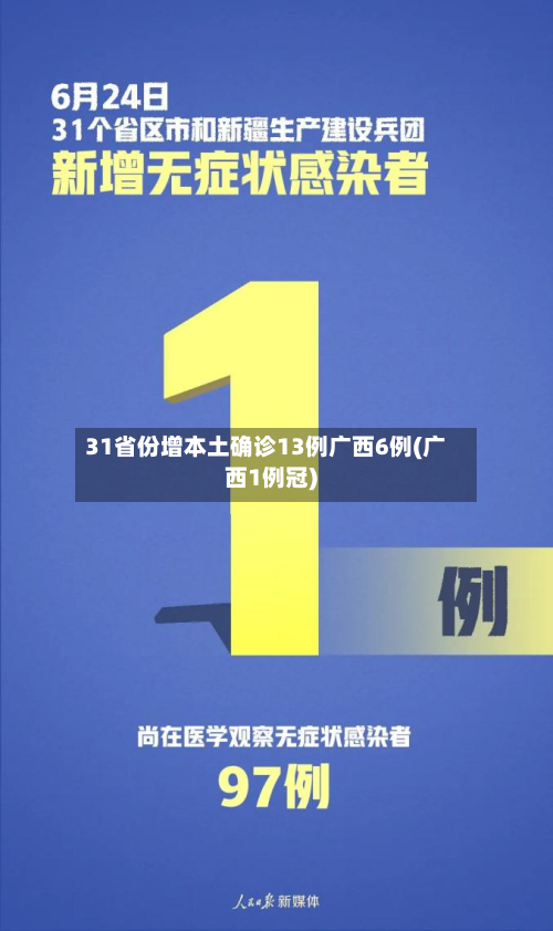 31省份增本土确诊13例广西6例(广西1例冠)