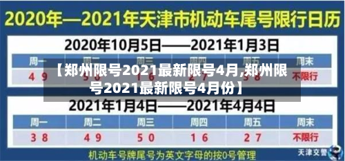 【郑州限号2021最新限号4月,郑州限号2021最新限号4月份】-第2张图片