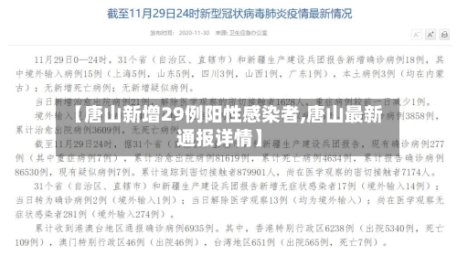 【唐山新增29例阳性感染者,唐山最新通报详情】-第3张图片