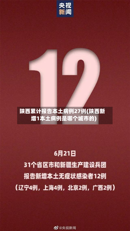 陕西累计报告本土病例27例(陕西新增1本土病例是哪个城市的)-第3张图片