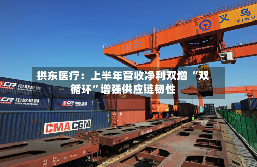 拱东医疗：上半年营收净利双增 “双循环”增强供应链韧性-第1张图片