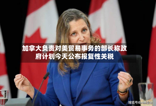 加拿大负责对美贸易事务的部长称政府计划今天公布报复性关税