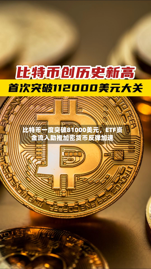 比特币一度突破81000美元	，ETF资金流入助推加密货币反弹加速-第1张图片