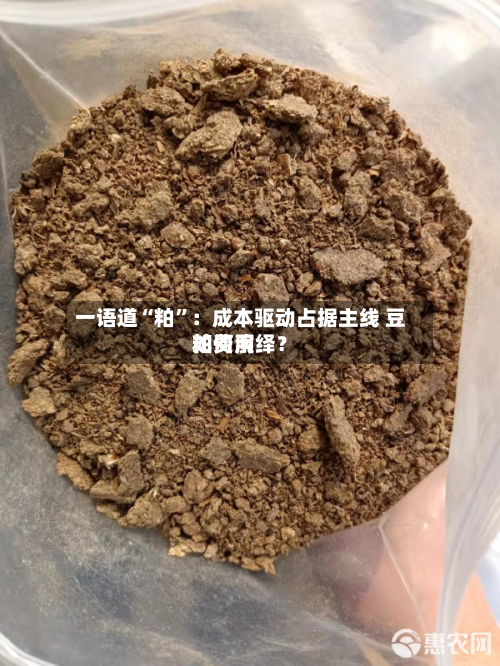 一语道“粕”：成本驱动占据主线 豆粕费用如何演绎？-第1张图片