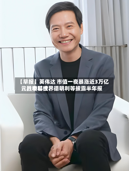 【早报】英伟达 市值一夜暴涨近3万亿元；中芯世界、胜宏科技	、德明利等披露半年报-第1张图片