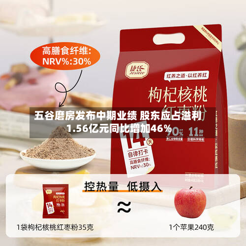 五谷磨房发布中期业绩 股东应占溢利1.56亿元同比增加46%-第2张图片