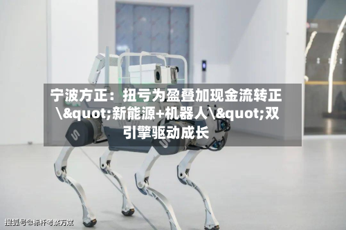 宁波方正:扭亏为盈叠加现金流转正 \"新能源+机器人\"双引擎驱动成长-第2张图片