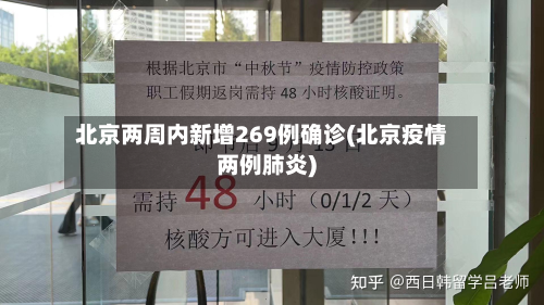 北京两周内新增269例确诊(北京疫情两例肺炎)