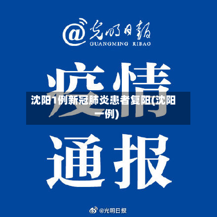 沈阳1例新冠肺炎患者复阳(沈阳一例)-第2张图片