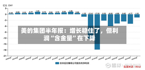美的集团半年报：增长稳住了，但利润“含金量	”在下降-第2张图片