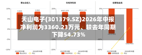天山电子(301379.SZ)2026年中报净利润为3360.23万元、较去年同期下降54.73%-第3张图片