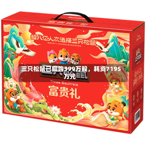 三只松鼠已回购399万股	，耗资7195万元-第1张图片