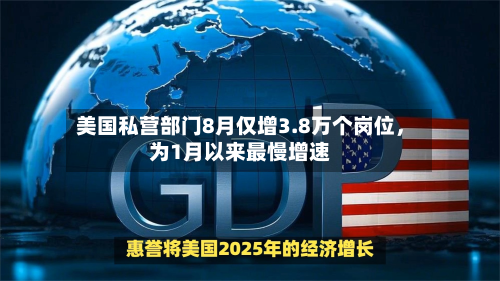 美国私营部门8月仅增3.8万个岗位，为1月以来最慢增速-第2张图片