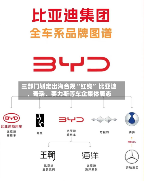 三部门划定出海合规“红线” 比亚迪	、奇瑞、赛力斯等车企集体表态-第3张图片