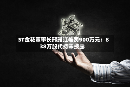 ST金花董事长邢雅江被罚900万元:838万股代持未披露-第1张图片