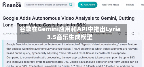 谷歌在Gemini应用和API中推出Lyria 3.5音乐生成模型-第1张图片