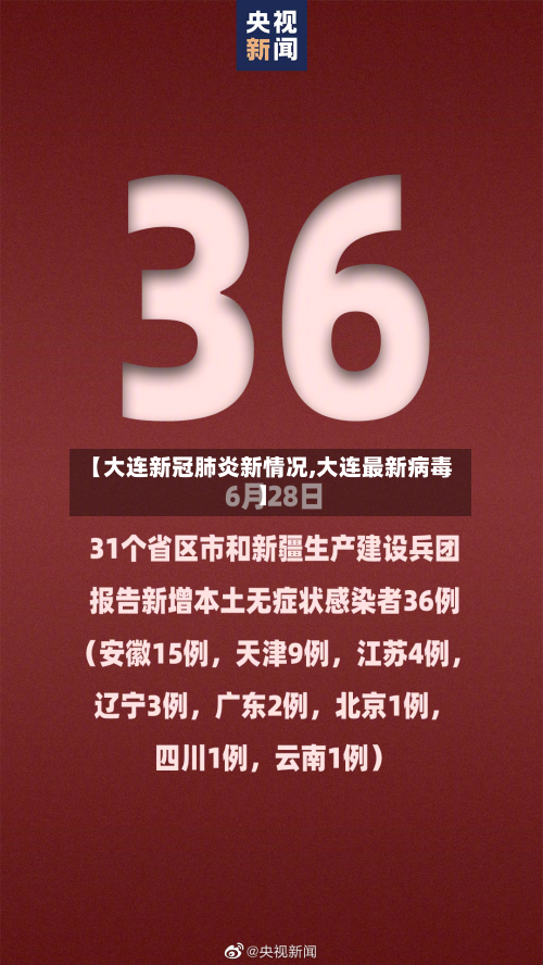 【大连新冠肺炎新情况,大连最新病毒】