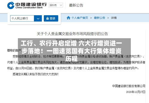 工行、农行开启定增 六大行增资进一步落地！一图速览国有大行集体增资历程-第2张图片