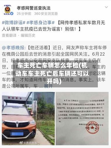 车主死亡车辆怎么年检(机动车车主死亡后车辆还可以开吗)-第2张图片