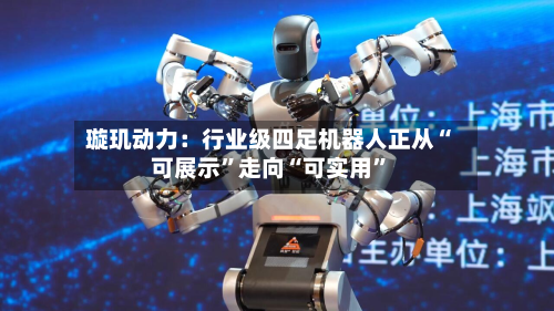 璇玑动力：行业级四足机器人正从“可展示	”走向“可实用”-第2张图片