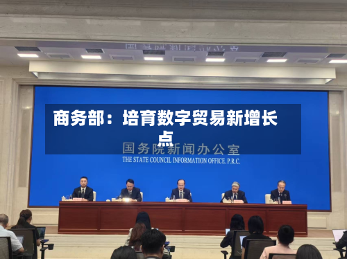 商务部:培育数字贸易新增长点-第2张图片
