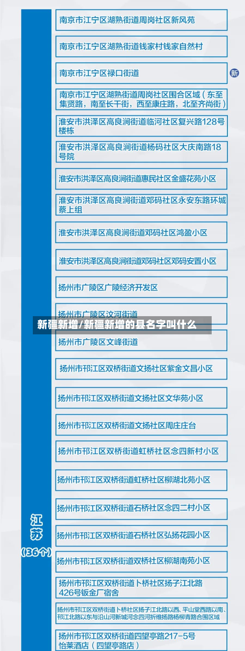 新疆新增/新疆新增的县名字叫什么