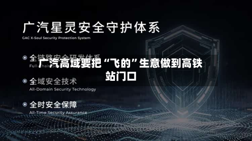 广汽高域要把“飞的”生意做到高铁站门口-第2张图片