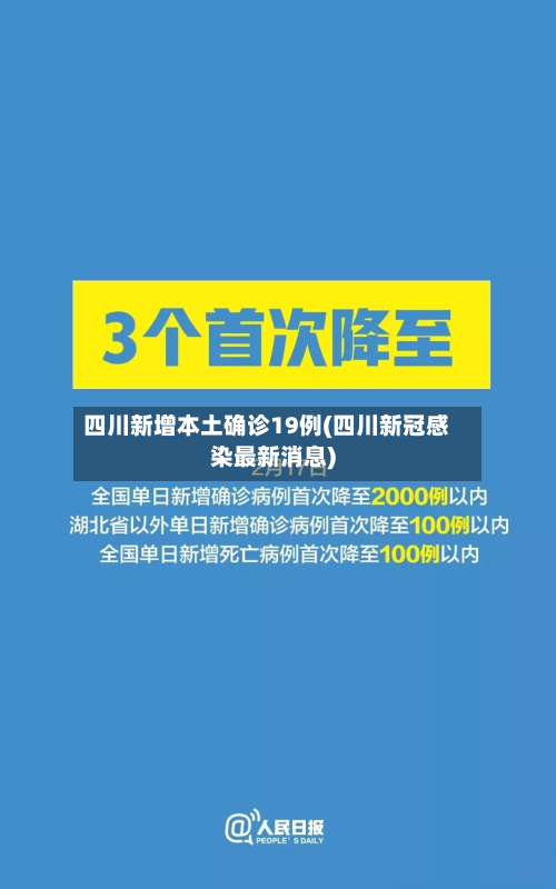 四川新增本土确诊19例(四川新冠感染最新消息)