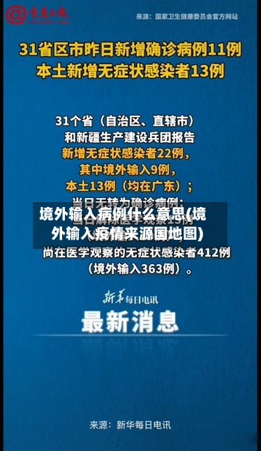 境外输入病例什么意思(境外输入疫情来源国地图)
