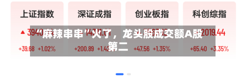 “麻辣串串	”火了，龙头股成交额A股第二-第3张图片