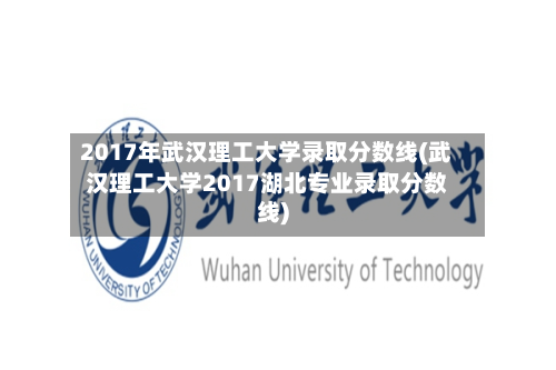 2017年武汉理工大学录取分数线(武汉理工大学2017湖北专业录取分数线)