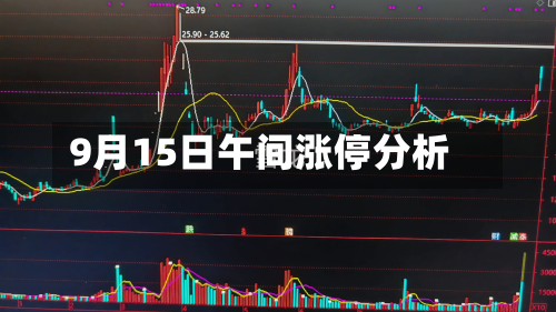 9月15日午间涨停分析