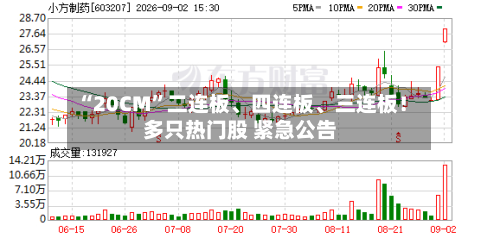 “20CM”二连板	、四连板、三连板！多只热门股 紧急公告-第3张图片