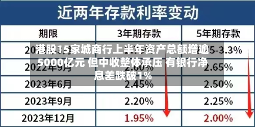 港股15家城商行上半年资产总额增逾5000亿元 但中收整体承压 有银行净息差跌破1%-第3张图片