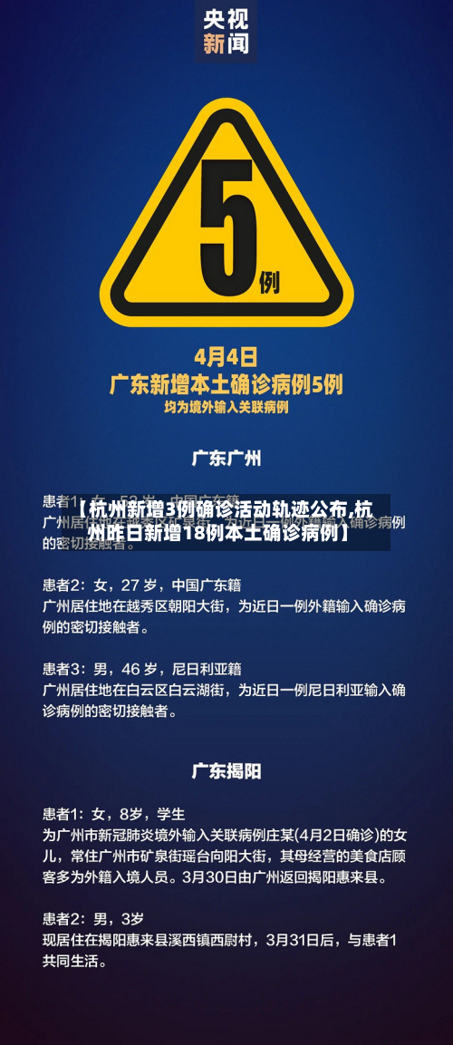 【杭州新增3例确诊活动轨迹公布,杭州昨日新增18例本土确诊病例】-第2张图片